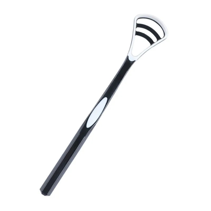 Tongue Scraper Tongue Cleaning Brush Care Plastic Tongue Scraper Travel Portable Freshen Breath Tongue Brush Cleaner for Oral Ca