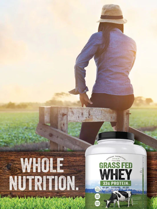 Herbage farmstead Grass Fed Whey Protein Concentrate (5 lbs/2.3 KG)